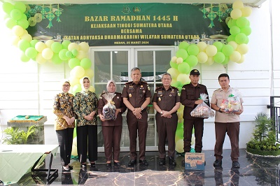 Kajati Sumut Idianto Apresiasi Bazar Dan Pasar Murah Ramadan IAD Wilayah Sumut