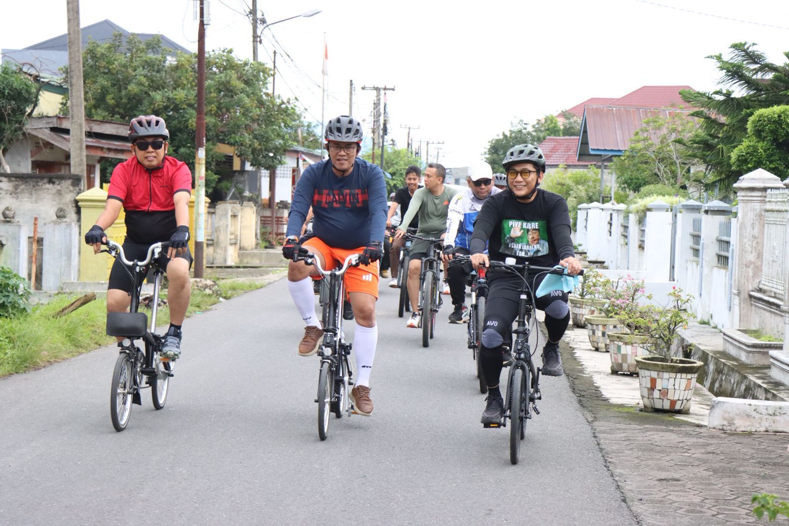 Wakil Wali Kota Binjai, Kajari Gowes Bareng Tingkatkan Silaturahmi Antar Pimpinan OPD