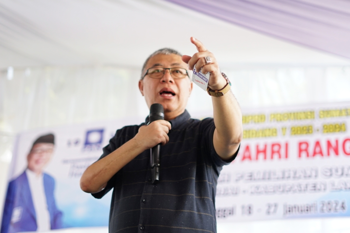 Anggota DPRD Sumut Rudi Alfahri Rangkuti Imbau Warga Binjai Cukup Bawa KTP Berobat