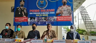 Selama 2022, BNN Sumut Ungkap 4 Jaringan Narkotika