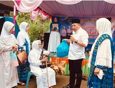Silaturahmi Dan Kepedulian Pada Rakyat: H Borkat SSos MM Selalu TerdePAN