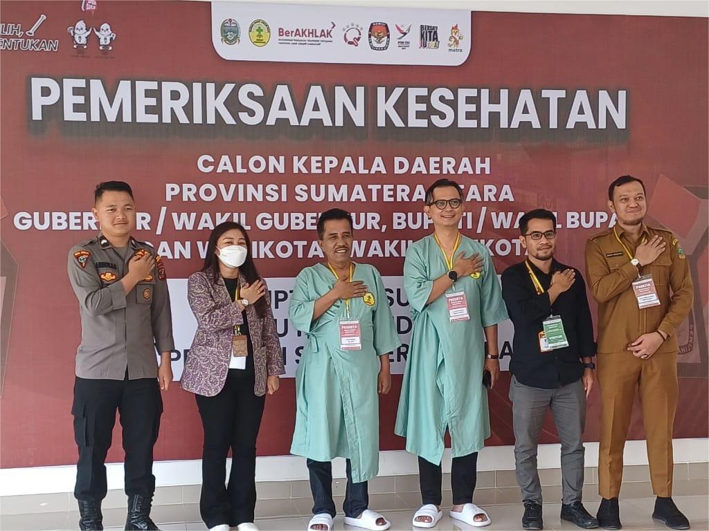 Birma Sinaga-Erwin Sihite Jalani Pemeriksaan Kesehatan Di RSU Haji Medan