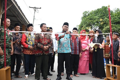Bupati Sergai Resmikan Sejumlah Fasilitas Publik Di Teluk Mengkudu
