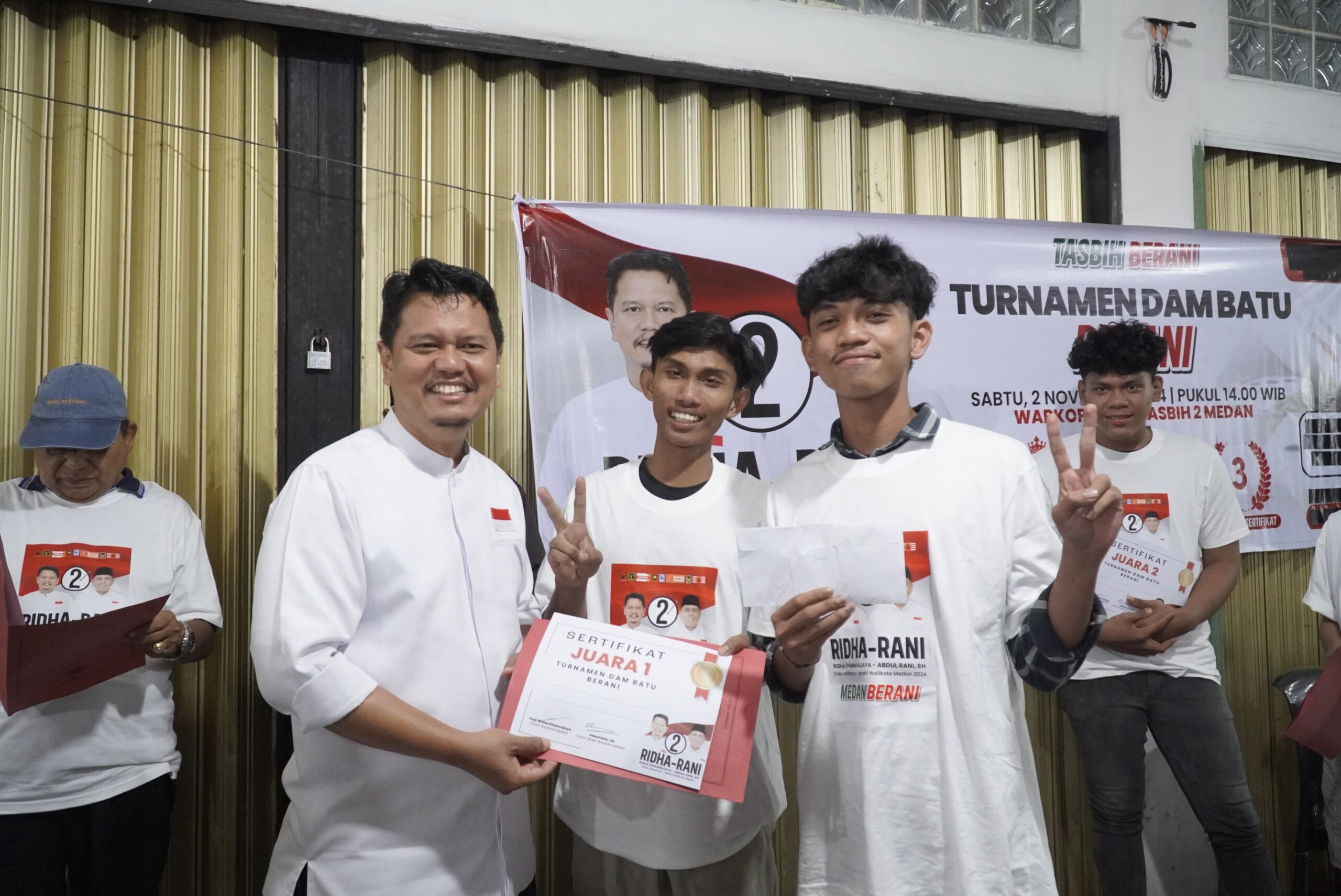 Tutup Turnamen Dam Batu, Prof Ridha Ingin Kaum Muda Pertahankan Permainan Tradisional