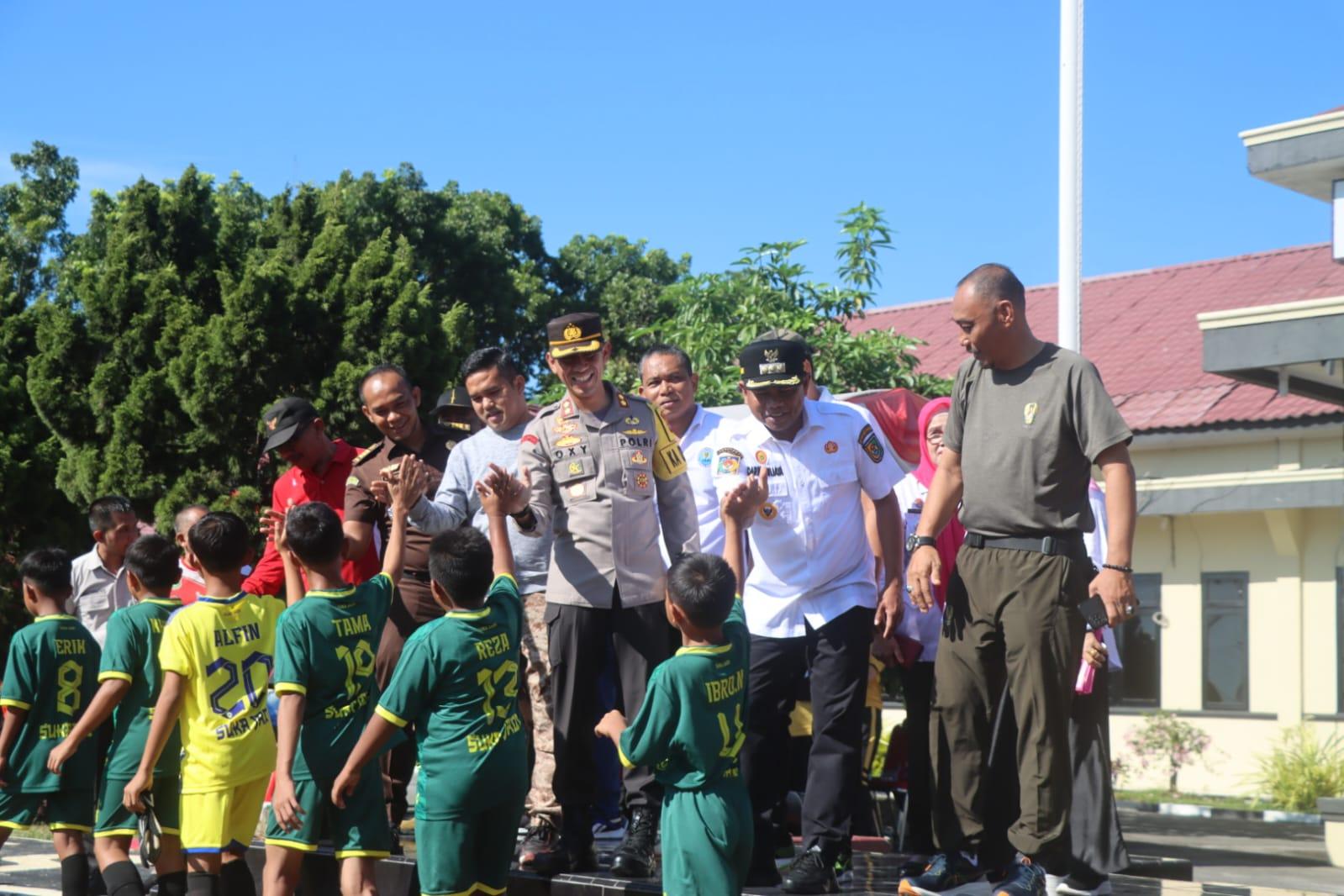 Darma Wijaya Hadiri Pembukaan Pekan Olahraga Piala Kapolres Sergai