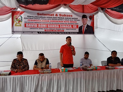 David Roni G Sinaga Harap Pemko Wujudkan Program Penanggulangan Kemiskinan