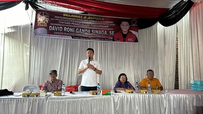 David Roni Ganda Sinaga Ingatkan Warga Tidak Buang Sampah Sembarangan