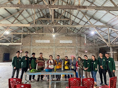 Mahasiswa KKNT USU DS 14 Lakukan Penyuluhan Pada Kelompok Tani Di Desa Sikeben, Sibolangit
