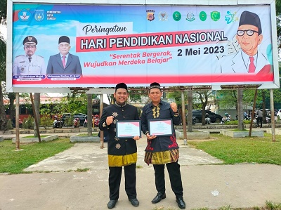 Hardiknas 2023, Dosen Universitas Samudra Terima Penghargaan Wali Kota Langsa