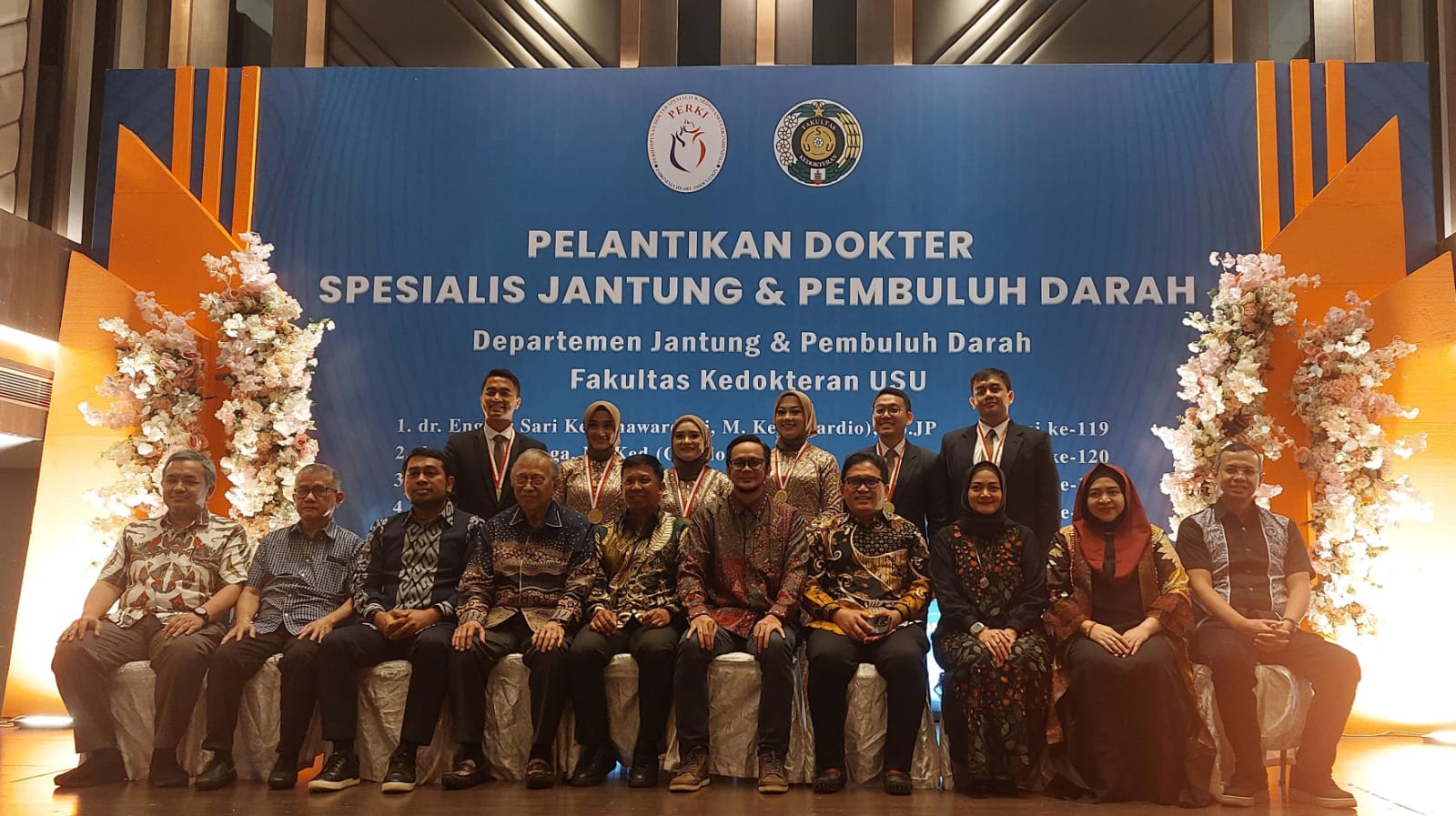 6 Dokter Spesialis Jantung dan Pembuluh Darah USU Baru Resmi Dilantik