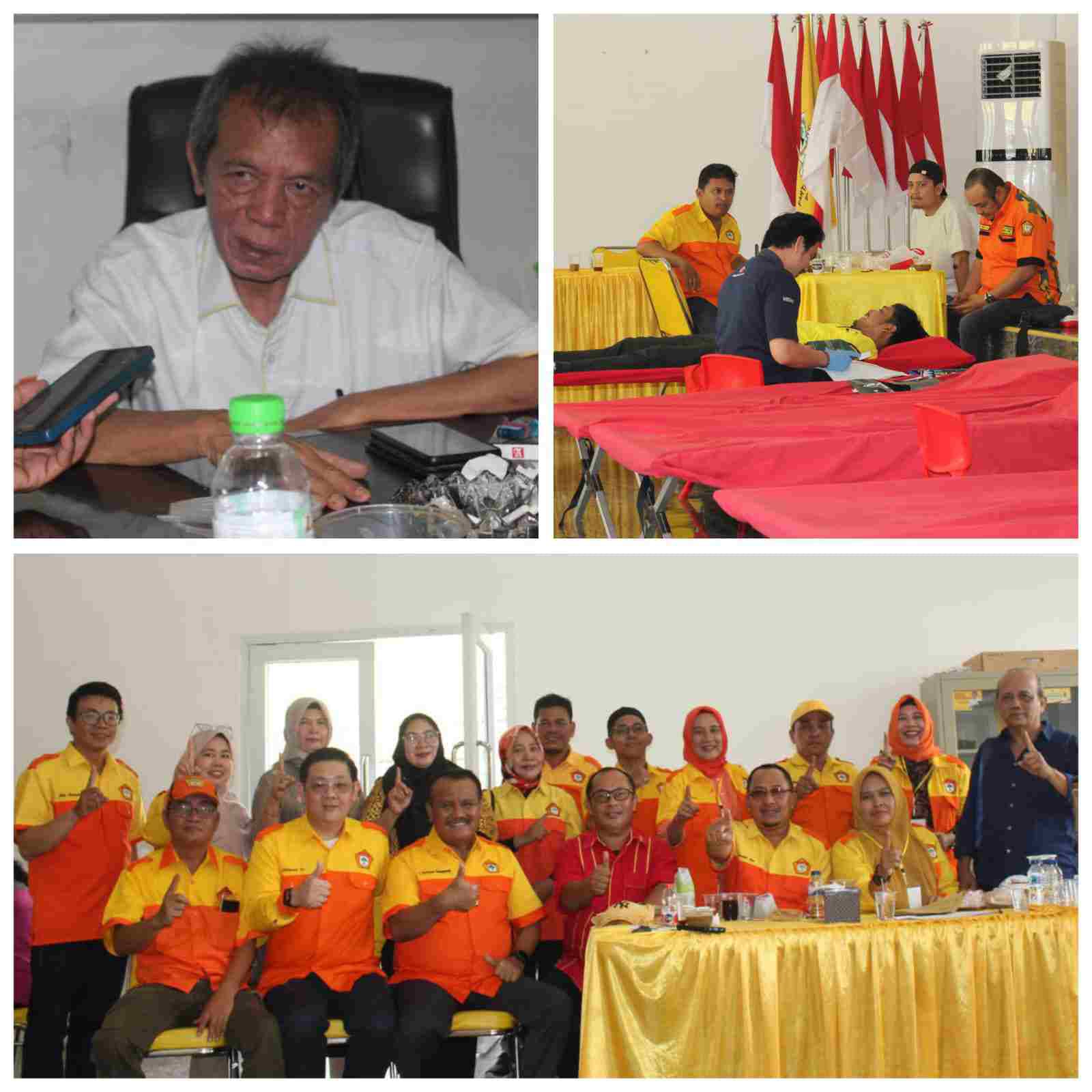HUT Ke 67 PDK Kosgoro 1957 Sumut, Gelar Donor Darah Dan Bakti Sosial
