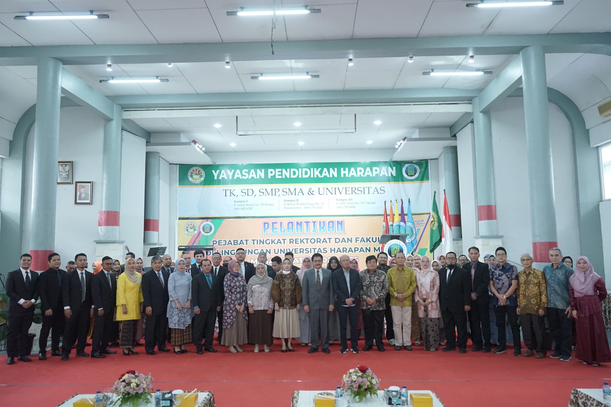 Rektor UnHar Lantik Sejumlah Pejabat Baru