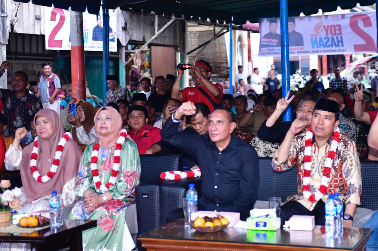 Masyarakat Labusel Targetkan 90% Suara Untuk Edy - Hasan