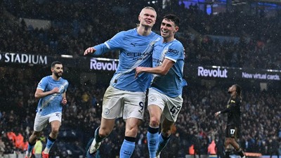 Man City Tempel Ketat Arsenal Usai Libas Fulham 3-0