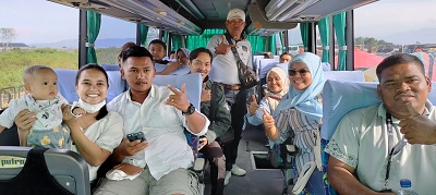 Jamaah Sholawat Ahlul Kirom Turut Sukseskan Ajang F1H2O Di Danau Toba