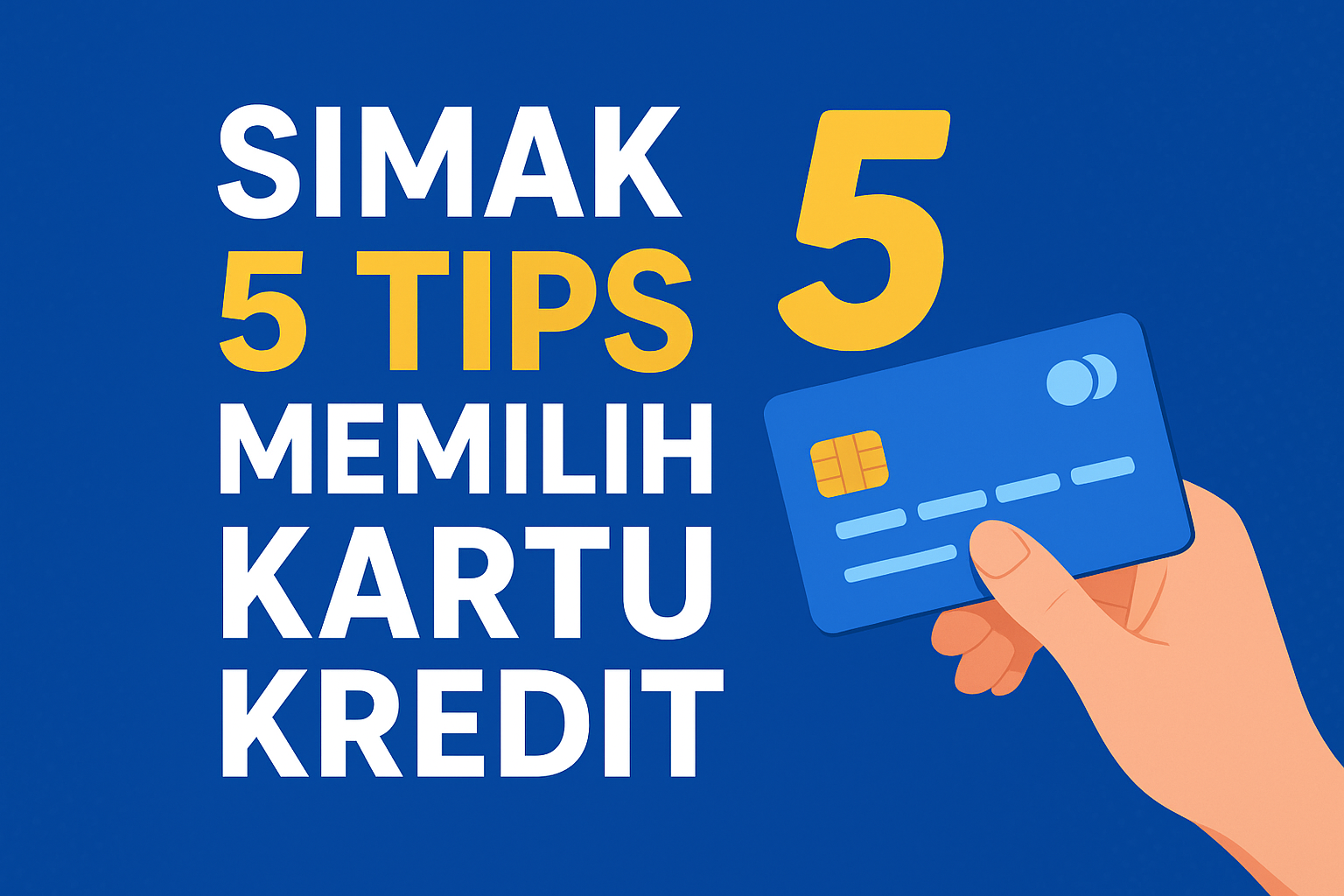 Penting! Simak 5 Tips Memilih Kartu Kredit Untuk Kebutuhan Sehari-Hari