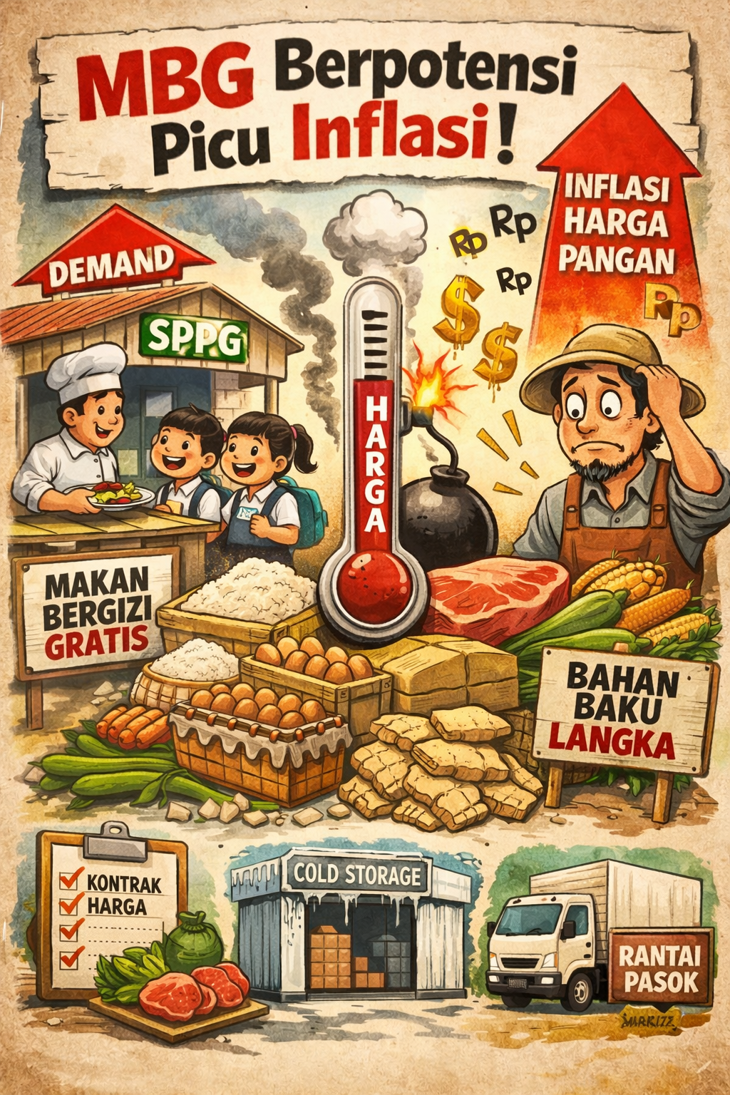 MBG Berpotensi Picu Inflasi, Pengamat Ekonomi Ungkap Langkah Antisipasi