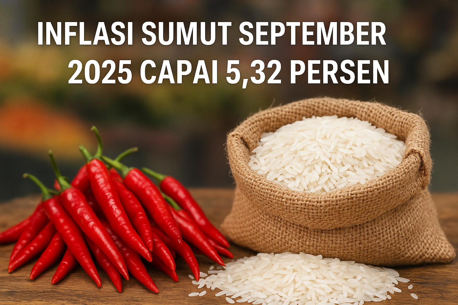 Inflasi Sumut Capai 5,32 Persen, Pangan Jadi Pendorong Utama