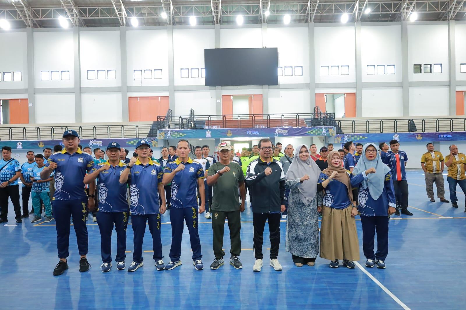 Hari Korpri, Pemkab Aceh Barat Gelar Turnamen Futsal Antar Instansi