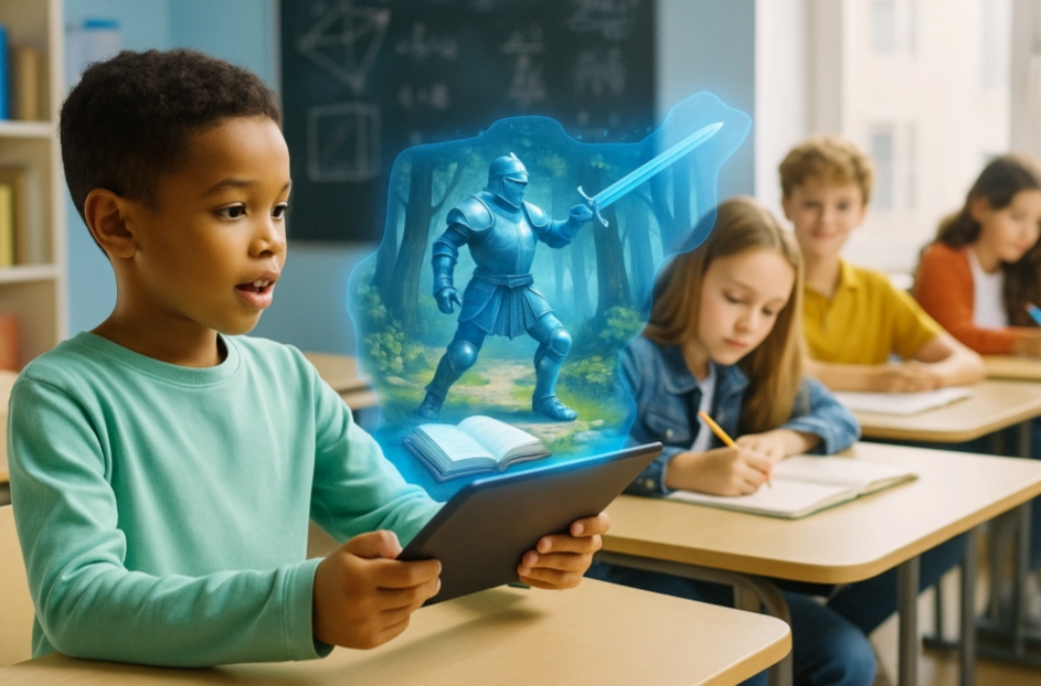 Game AR dan cerita interaktif di sekolah-sekolah Asia