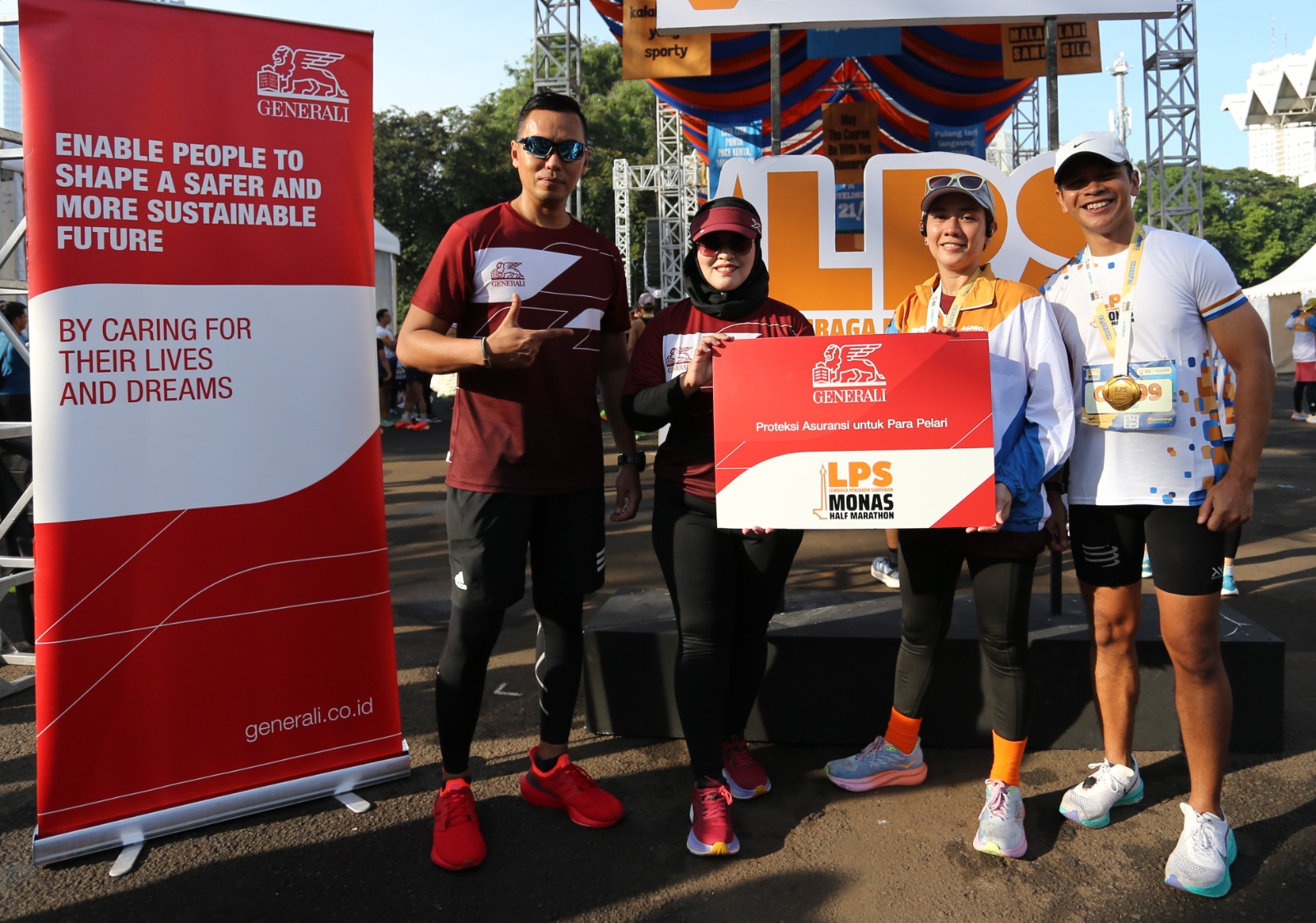 Live The Community, Generali Indonesia Proteksi Pelari LPS Monas Half Marathon 2024