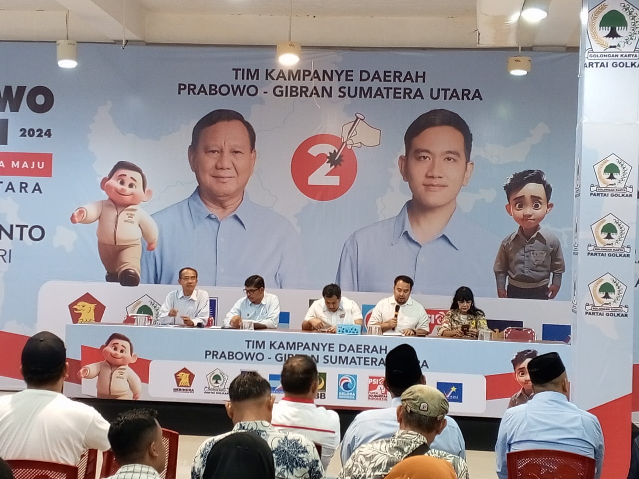 TKD Sumut Yakin Prabowo Gibran Satu Putaran