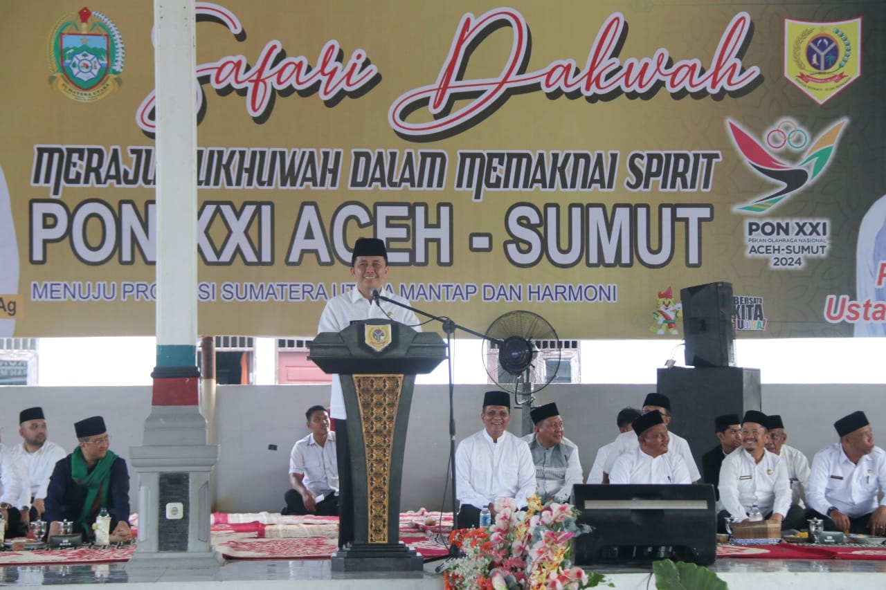 Pj. Gubsu Safari Dakwah PON Di Labusel
