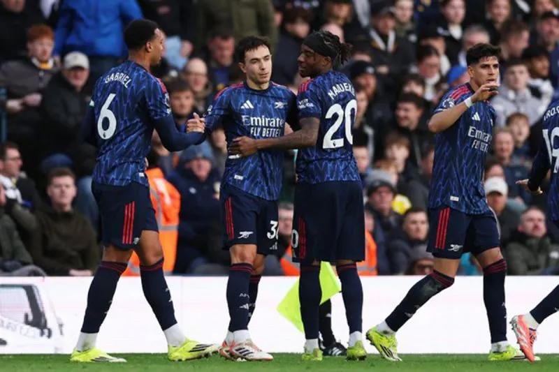 Arsenal Perlebar Jarak Puncak Klasemen Usai Cukur Leeds 4-0