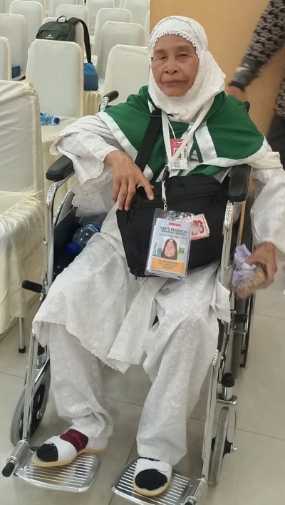 Tanpa Pendamping Salbiah Saragih Semangat Berangkat Haji Tahun Ini