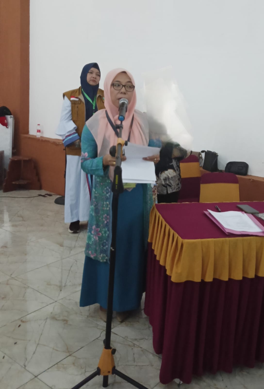 MC Dan Pembaca Talbiyah Hidupkan Suasana Pemberangkatan Calhaj