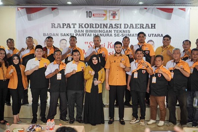 Perkuat Perjuangan Di Pemilu, Hanura Sumut Gelar Rakorda Dan Bimtek Badan Saksi