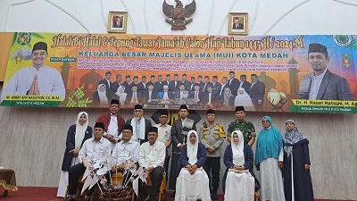 Gelar Halal Bi Halal Dan Tepung Tawar Jamaah Calhaj, MUI Kota Medan Ingatkan Umat Jaga Ukhuwah