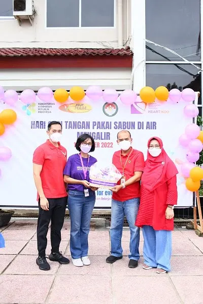 HeartIndo Kampanyekan Cuci Tangan Pakai Sabun