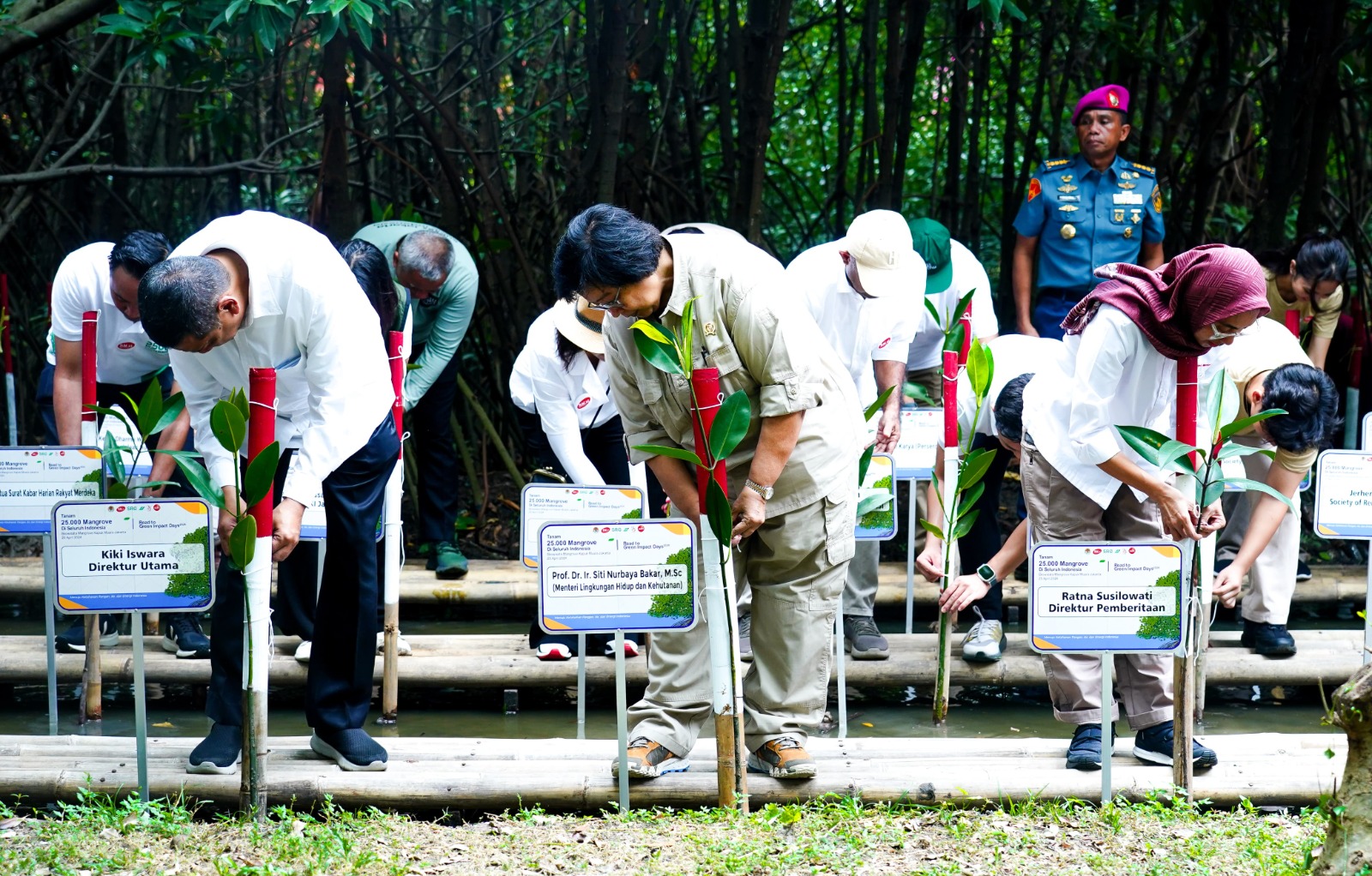 Inisiatif Media Untuk Mitigasi IklimTanam 25.000 Mangrove