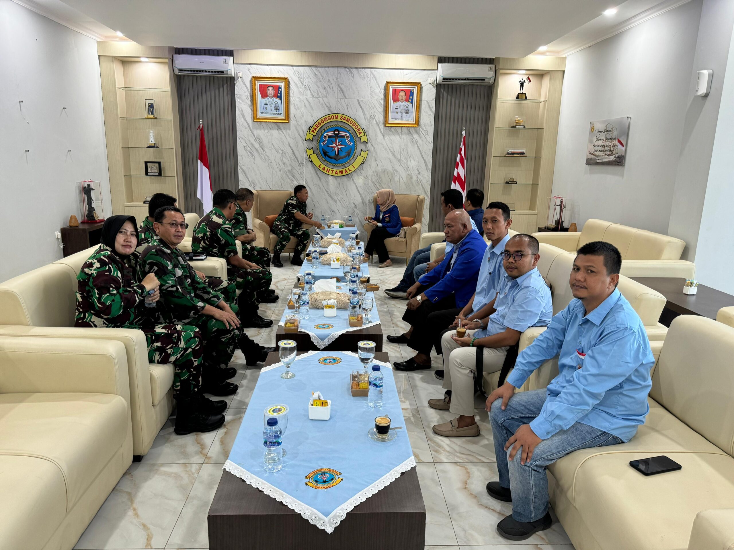 DPD HNSI Sumut Audiensi Ke Lantamal I Belawan