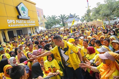 Ribuan Masyarakat Deliserdang Antusias Hadiri Pesta Rakyat Golkar
