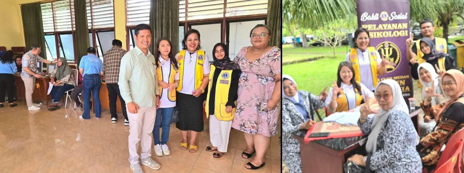 Lions Clubs Medan Beri Layanan Psikologi Dan Kacamata Gratis Di Pengabdian Masyarakat YBS