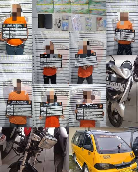 Tim Gabungan Ringkus 2 Pelaku Curat Dan 5 Penadah