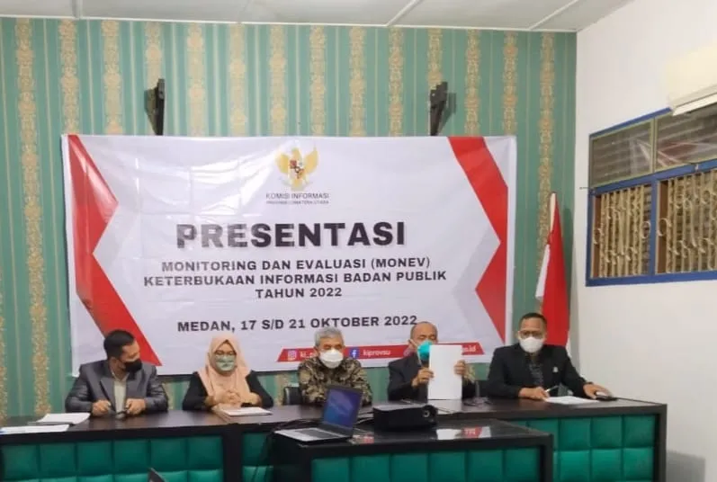 Komisi Informasi Sumut Gelar Presentasi Monev Badan Publik Tahun 2022