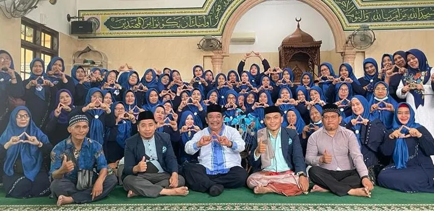 Komit Besarkan Partai Demokrat, Burhanuddin Sitepu Bentuk Majelis Taklim Di Medan