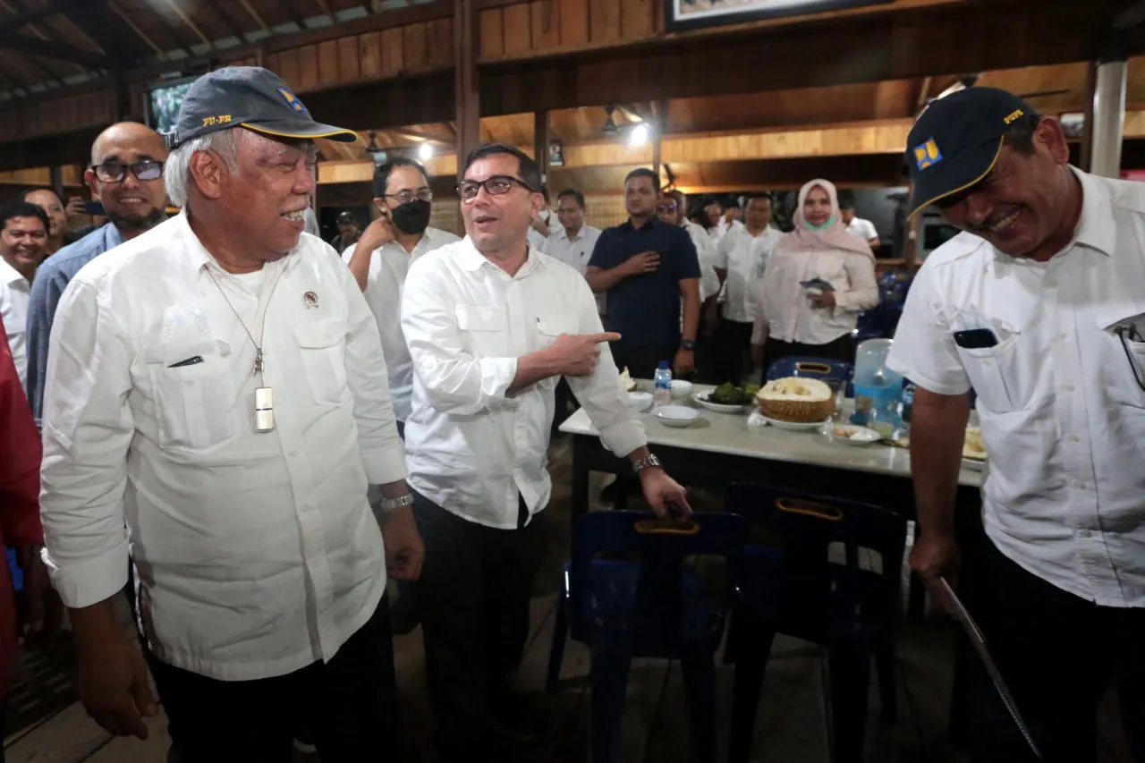 Pj Wali Kota Sampaikan Kerusakan Bendungan Karet Kr. Aceh Ke Menteri PUPR