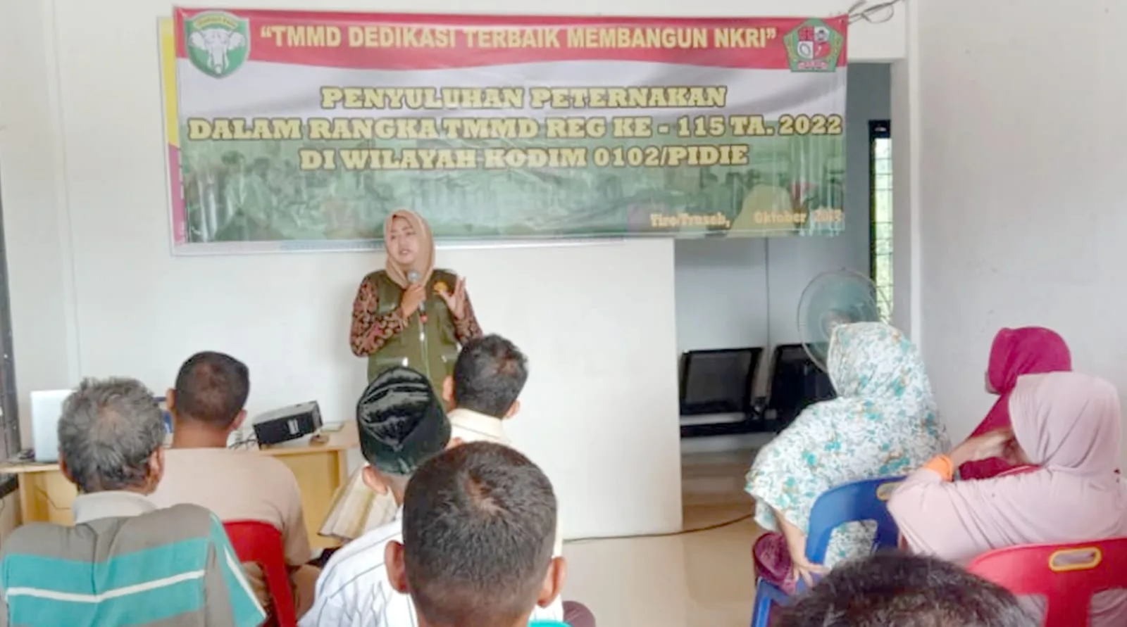 Gandeng Dinas Pertanian Dan Pangan, Satgas TMMD Ke-115 Kodim Pidie Gelar Penyuluhan