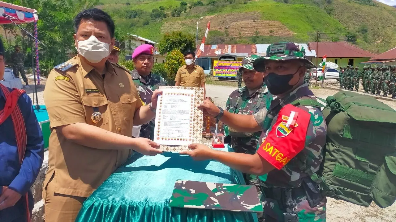 TMMD 115 Kodim 0201/TU Buka Jalan Sepanjang 1,2 KM Di Kabupaten Samosir