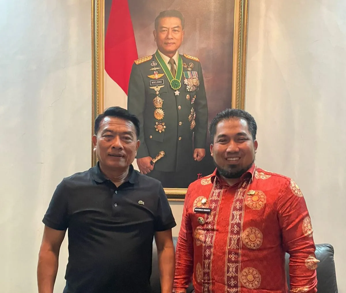 Iswanto Lapor Potensi Aceh Besar Ke Moeldoko