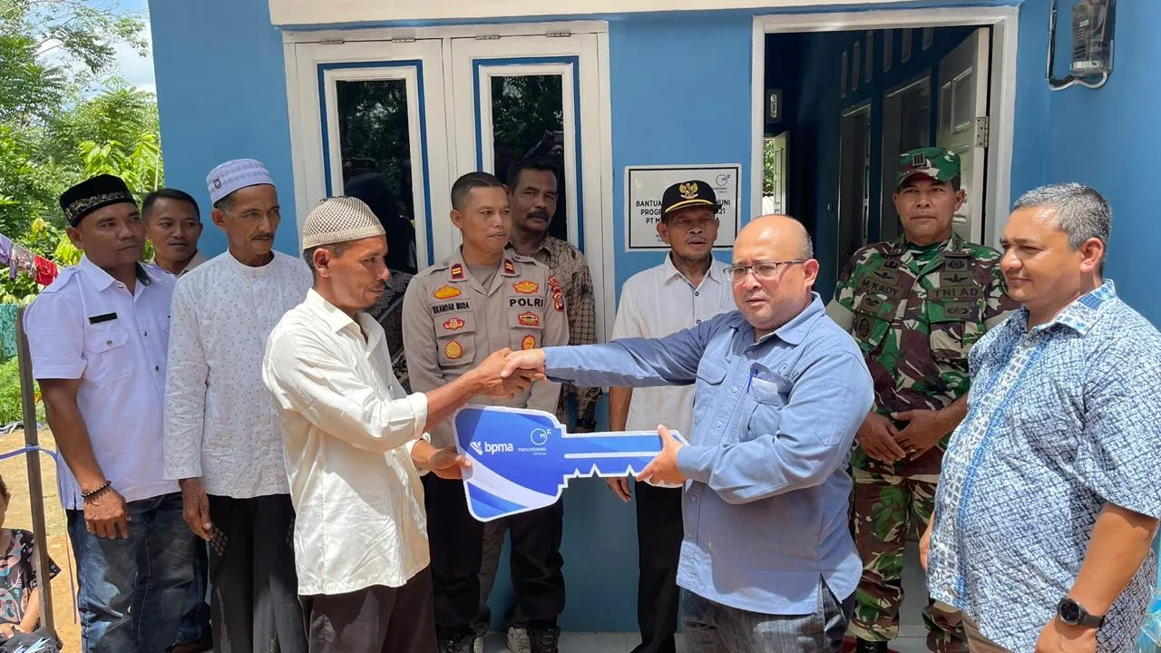 Medco Serahkan Rumah Rehab Ke-21 Di Nurussalam