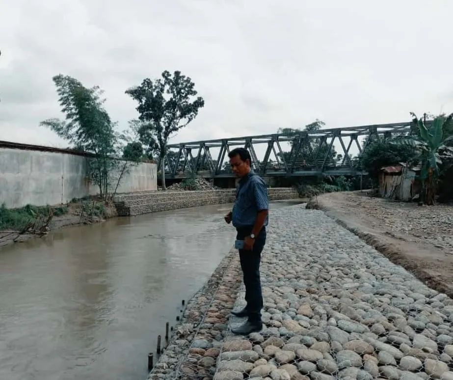 Antisipasi Banjir dan Erosi, Pemko Tebingtinggi Bangun Beronjong