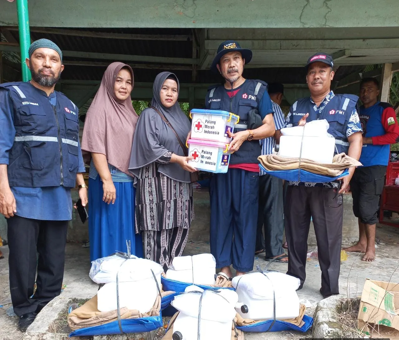 PMI Kota Langsa Peduli Korban Banjir