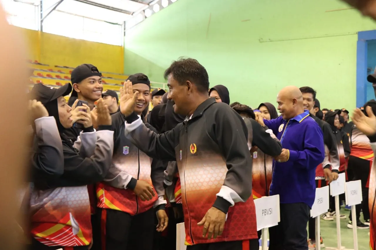 Wali Kota Lepas Kontingen Binjai Menuju Porprovsu