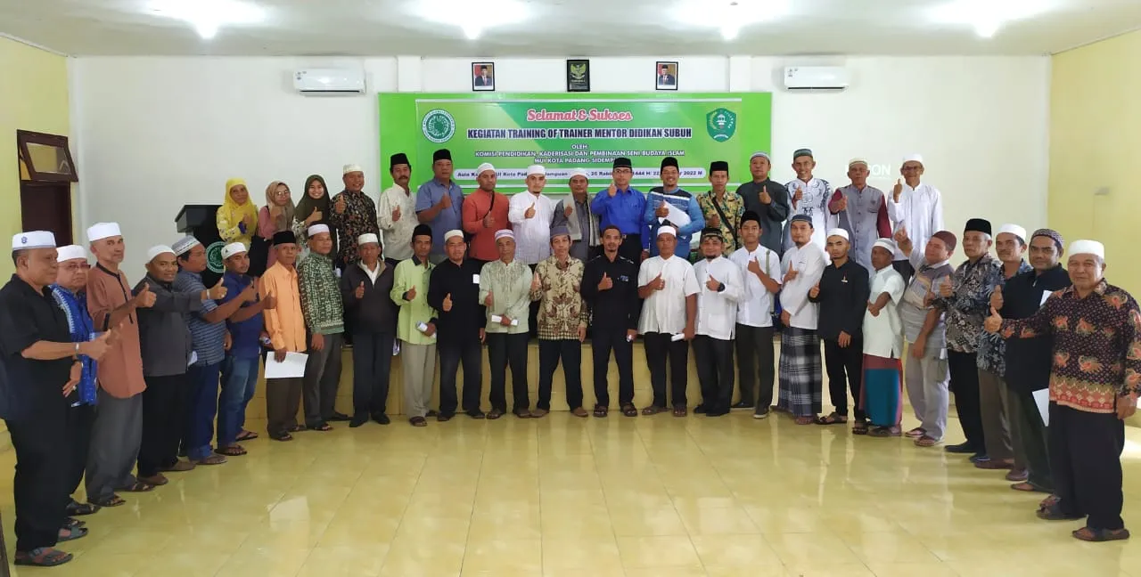 MUI Sidempuan Pertajam Kemampuan Mentor Didikan Subuh