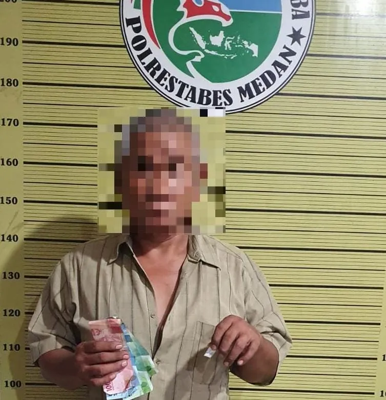 Satres Narkoba Polrestabes Medan Ringkus Pengedar Sabu Jl. Pasundan